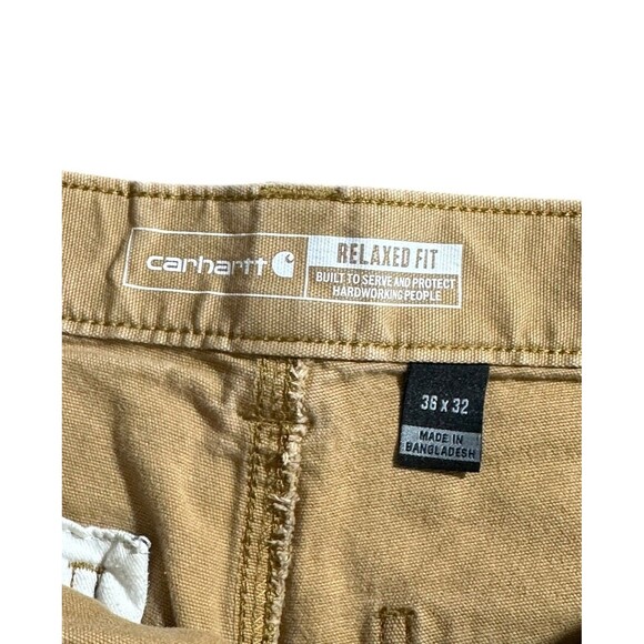 Carhartt Double Knee Work Pants 36x32 Rugged Flex Relaxed Fit Canvas BN2802-M - Picture 5 of 9